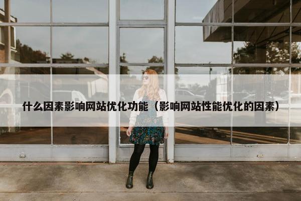什么因素影响网站优化功能（影响网站性能优化的因素）