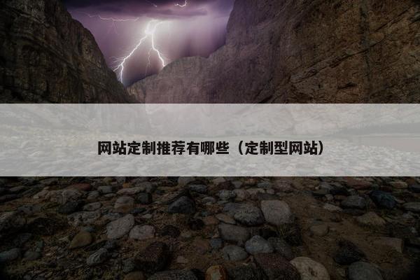 网站定制推荐有哪些（定制型网站）
