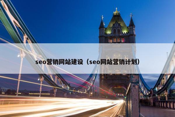 seo营销网站建设（seo网站营销计划）
