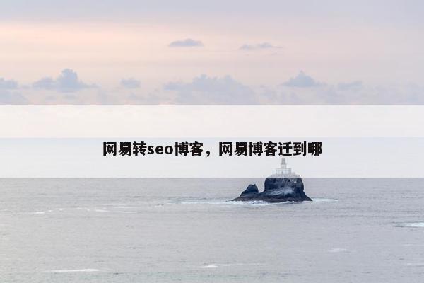 网易转seo博客，网易博客迁到哪
