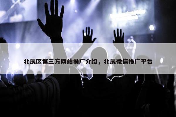 北辰区第三方网站推广介绍，北辰微信推广平台