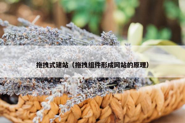 拖拽式建站（拖拽组件形成网站的原理）
