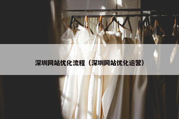 深圳网站优化流程（深圳网站优化运营）