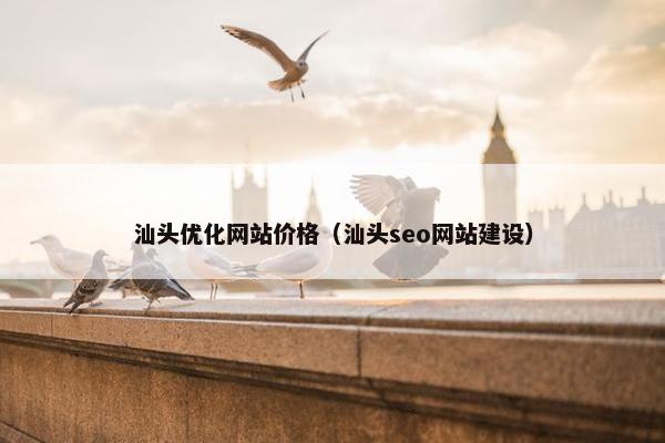 汕头优化网站价格（汕头seo网站建设）