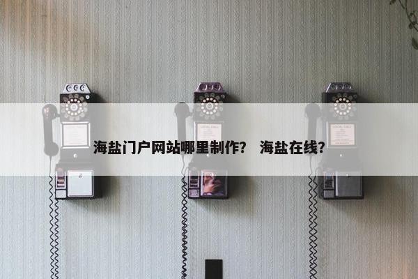 海盐门户网站哪里制作？ 海盐在线？