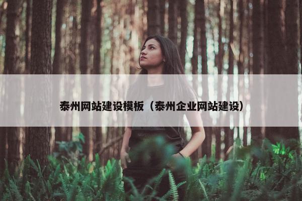 泰州网站建设模板（泰州企业网站建设）