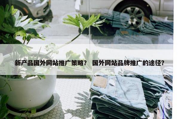 新产品国外网站推广策略？ 国外网站品牌推广的途径？