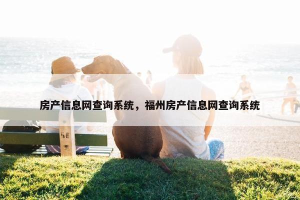 房产信息网查询系统，福州房产信息网查询系统