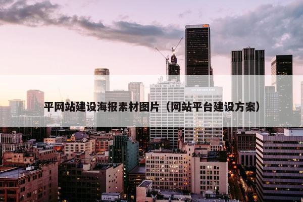平网站建设海报素材图片（网站平台建设方案）