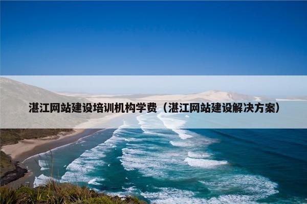 湛江网站建设培训机构学费（湛江网站建设解决方案）