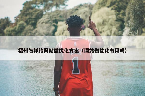 福州怎样给网站做优化方案（网站做优化有用吗）