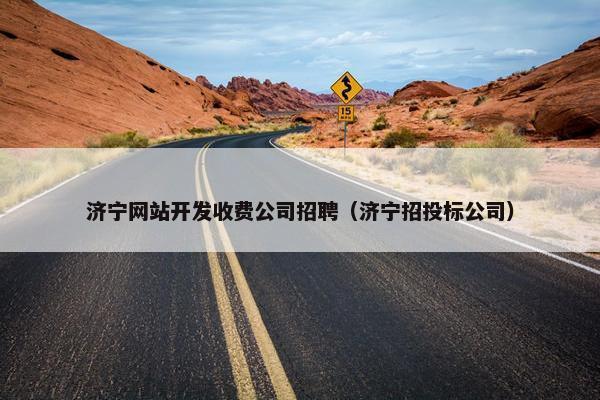 济宁网站开发收费公司招聘（济宁招投标公司）