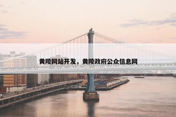 黄陵网站开发，黄陵政府公众信息网