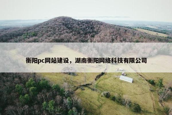 衡阳pc网站建设，湖南衡阳网络科技有限公司