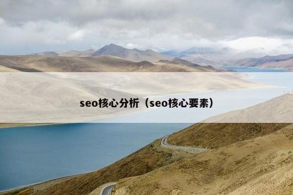 seo核心分析（seo核心要素）