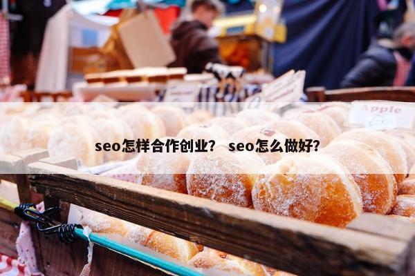 seo怎样合作创业？ seo怎么做好？