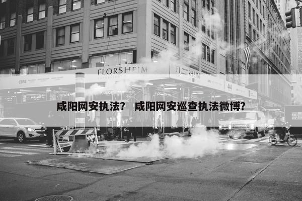 咸阳网安执法？ 咸阳网安巡查执法微博？