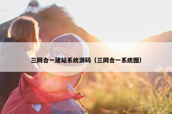 三网合一建站系统源码（三网合一系统图）
