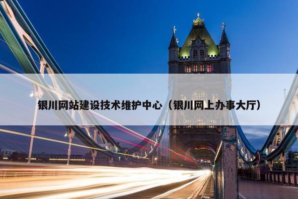 银川网站建设技术维护中心（银川网上办事大厅）
