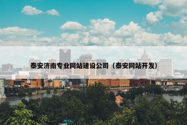 泰安济南专业网站建设公司（泰安网站开发）