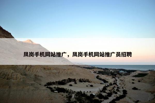 凤岗手机网站推广，凤岗手机网站推广员招聘