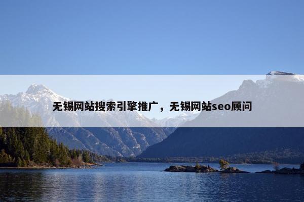 无锡网站搜索引擎推广，无锡网站seo顾问