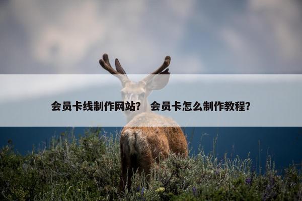 会员卡线制作网站？ 会员卡怎么制作教程？