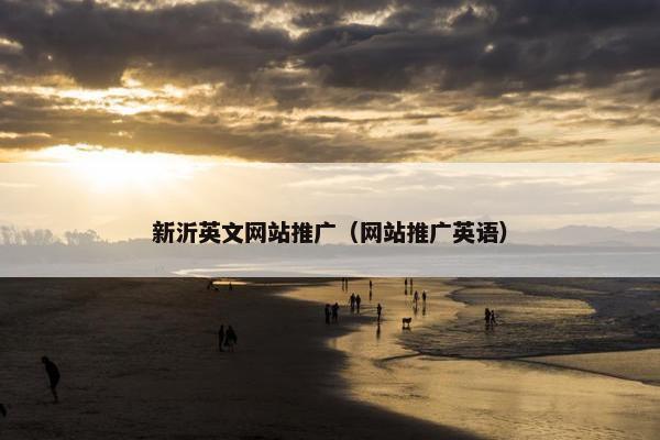 新沂英文网站推广（网站推广英语）
