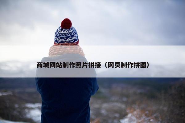 商城网站制作照片拼接（网页制作拼图）