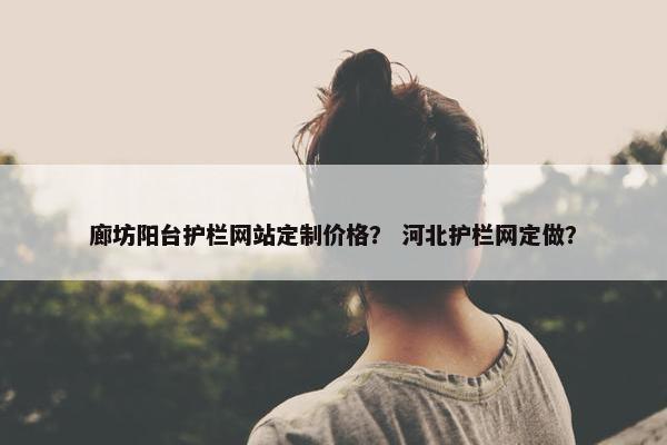廊坊阳台护栏网站定制价格？ 河北护栏网定做？