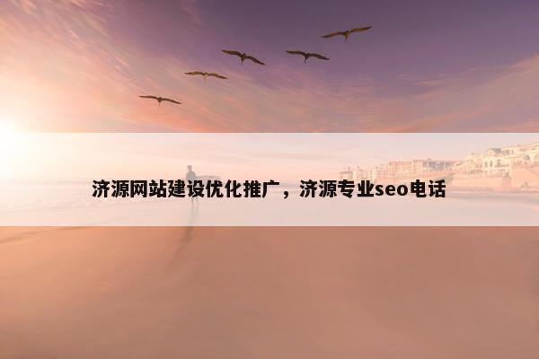 济源网站建设优化推广，济源专业seo电话
