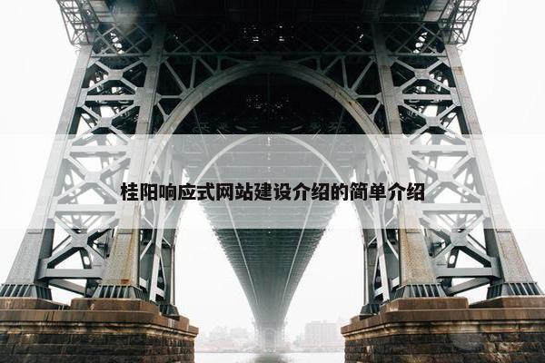 桂阳响应式网站建设介绍的简单介绍