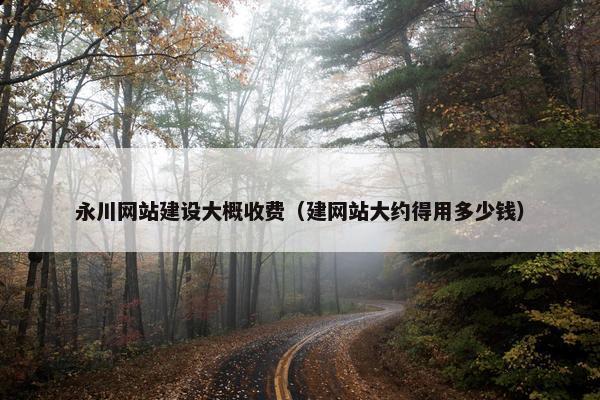 永川网站建设大概收费（建网站大约得用多少钱）