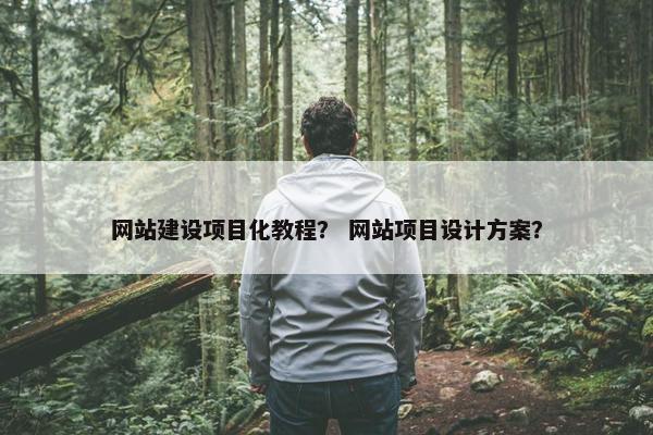 网站建设项目化教程？ 网站项目设计方案？