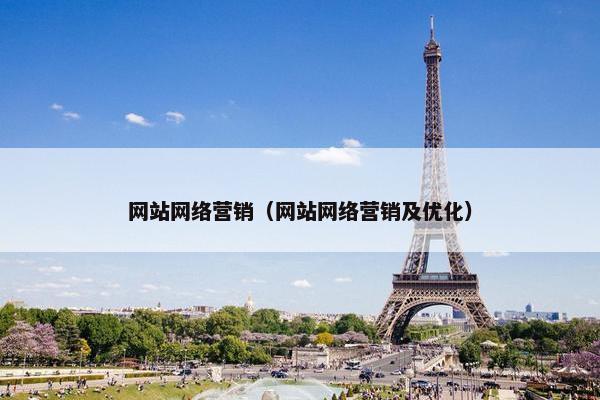 网站网络营销（网站网络营销及优化）