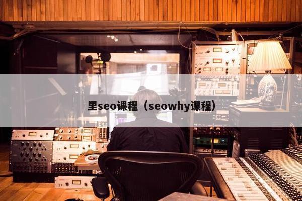 里seo课程（seowhy课程）