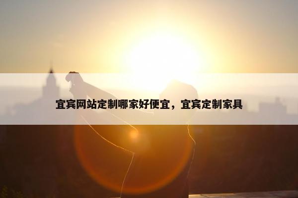 宜宾网站定制哪家好便宜，宜宾定制家具
