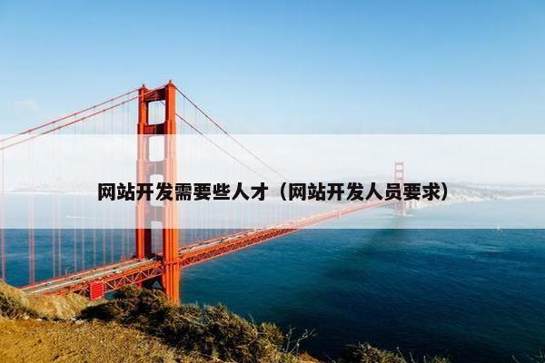网站开发需要些人才（网站开发人员要求）