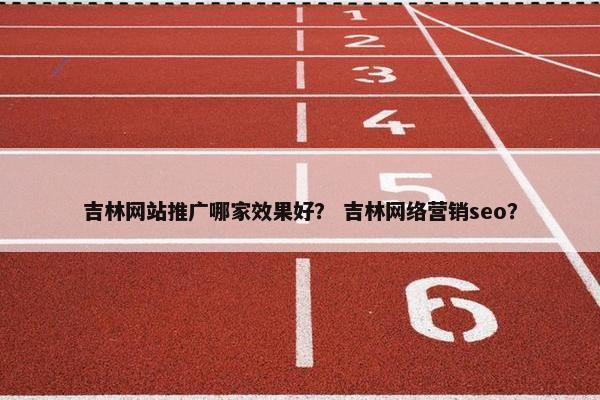 吉林网站推广哪家效果好？ 吉林网络营销seo？