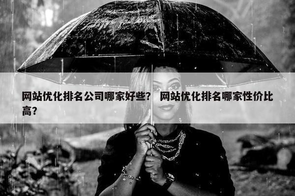 网站优化排名公司哪家好些？ 网站优化排名哪家性价比高？