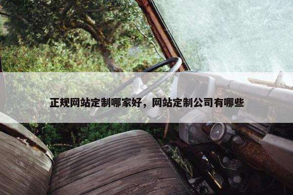 正规网站定制哪家好，网站定制公司有哪些