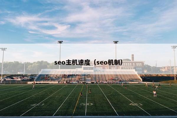 seo主机速度（seo机制）