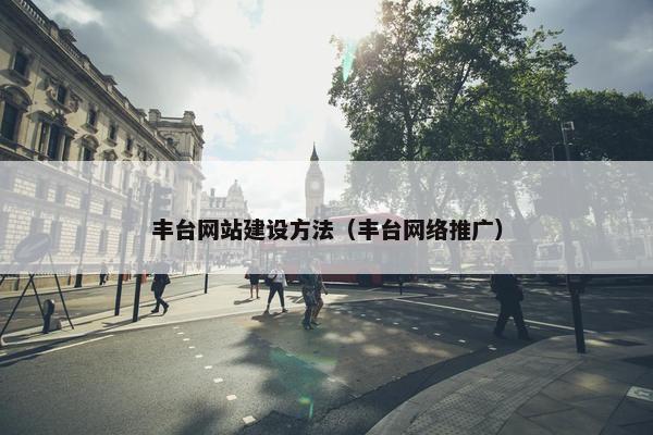 丰台网站建设方法（丰台网络推广）