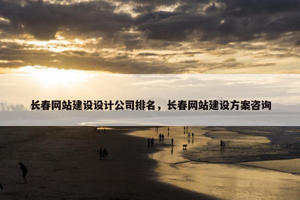 长春网站建设设计公司排名，长春网站建设方案咨询