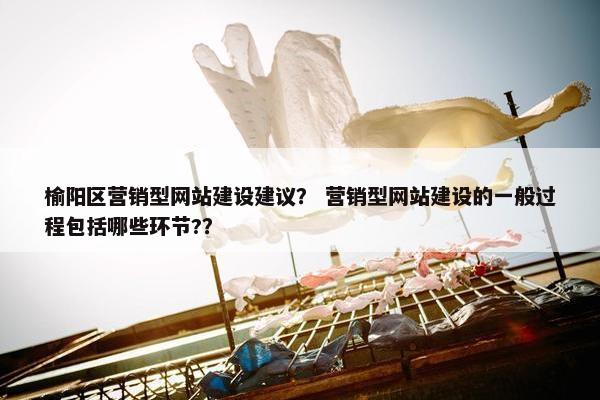 榆阳区营销型网站建设建议？ 营销型网站建设的一般过程包括哪些环节?？