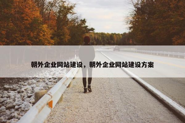 朝外企业网站建设，朝外企业网站建设方案