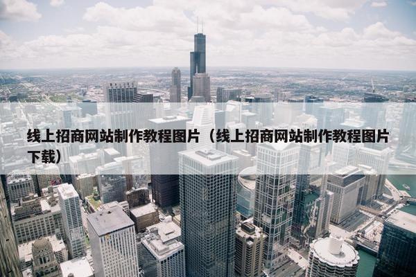 线上招商网站制作教程图片（线上招商网站制作教程图片下载）