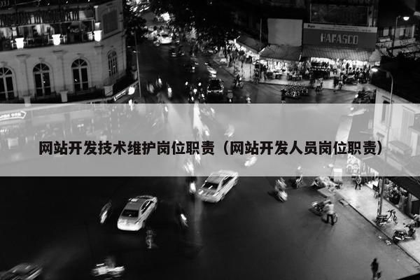 网站开发技术维护岗位职责（网站开发人员岗位职责）