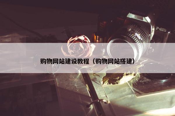 购物网站建设教程（购物网站搭建）