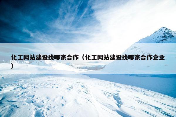 化工网站建设找哪家合作（化工网站建设找哪家合作企业）